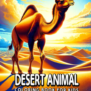 Enchanting Coloring Book with Adorable Desert Animals – Cute & Fun Gift for Boys and Girls Who Love Nature and Art