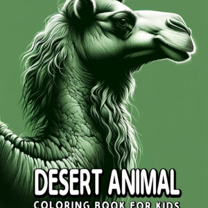 Desert Animal Gift For Kids, 8.5" x 11" – Explore the Desert with this Fun Coloring Book for Children, Ideal for Creativity and Learning
