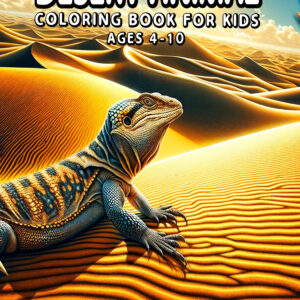 Desert Animals Coloring Book for Kids - Fun & Educational Activity Book, Perfect Gift for Boys and Girls Who Love Wildlife