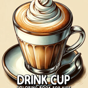 Vintage Vibes and Funny Faces Coloring Extravaganza - Retro Drink Cups & Hilarious Faces for Kids, Perfect Gift for Birthdays & Holidays