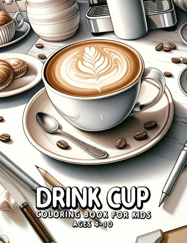 Funny Faces Drink Cup Coloring Book - Hilarious & Creative Fun for Kids, Perfect Gift for Boys & Girls, Ideal for Holidays & Birthdays