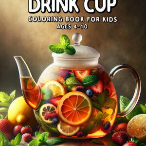 Retro Family Fun Coloring Book - Vintage Drink Cup Designs, Creative & Entertaining Gift for Kids, Perfect for Birthdays & Holidays