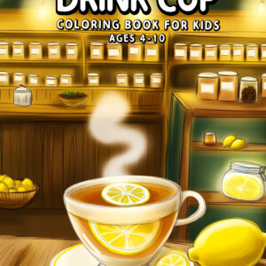 Cute Cup Creations Coloring Craze - Fun & Creative Drink Cup Designs for Kids, Perfect Gift for Birthdays & Holidays