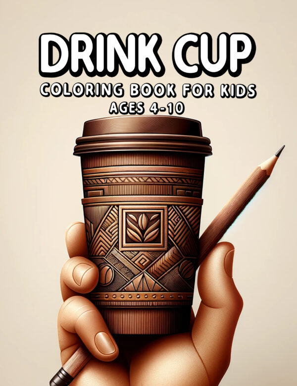 Funny Faces and Cute Cups Coloring Adventure - Fun Drink Cup Characters for Kids, Perfect Gift for Birthdays & Holidays