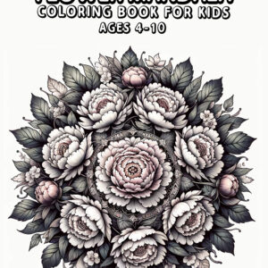 Flower Mandala - Artistic Coloring Book for Stress Relief, Stunning Mandala Designs, Perfect for Relaxation and Gift Giving