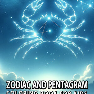 Funny Gifts - Zodiac and Pentagram Coloring Book for Kids, Perfect for Birthdays, Holidays & Family Fun with Whimsical Astrology Art