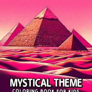 Mystical Theme Colorful Illustration 8.5" x 11" – Children’s Coloring Book with Magical Creatures & Hidden Wonders, Perfect Gift for Boys & Girls