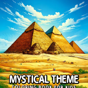 Mystical Theme Funny Illustration - Children’s Coloring Book for Creative Fun, Perfect Gift for Imaginative Kids Who Love Magic & Fantasy
