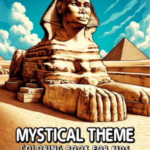 Mystical Theme Coloring Book for Kids – Discover Hidden Wonders and Whimsical Creatures, Ideal Gift for Boys and Girls
