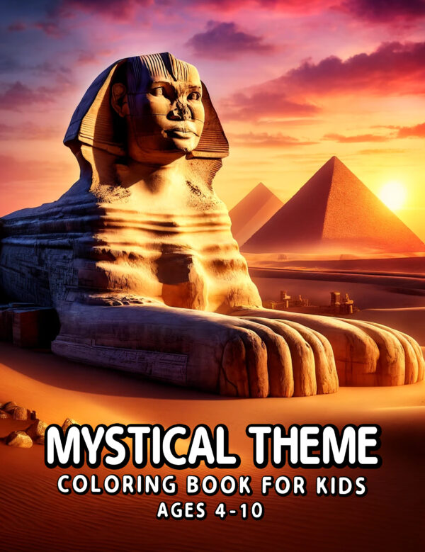 Mystical Theme Coloring Book for Kids – Enter a World of Wonder and Adventure, Perfect Gift for Boys and Girls Who Love Magic and Creativity