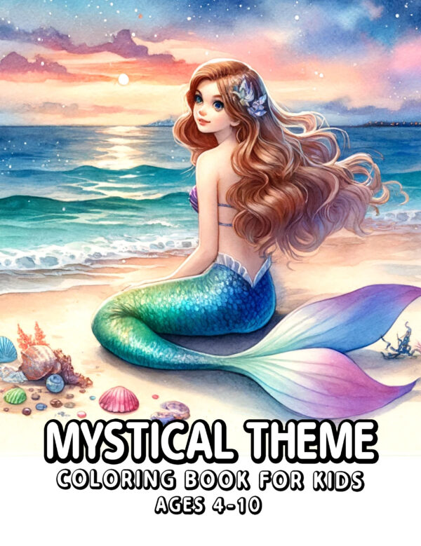 Mystical Theme For Kids – Discover Magical Creatures & Secrets, Fun Coloring Book Gift for Boys and Girls, Hours of Creative Entertainment