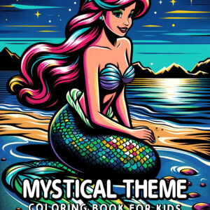 Mystical Theme - Children’s Coloring Book with Beautiful Illustrations, Ideal for Boys and Girls, Hours of Creative Fun and Imagination