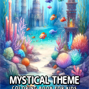 Mystical Theme Coloring Book - Encounter Mystical Beings, 8.5" x 11" Size, Perfect Gift for Birthdays and Holidays