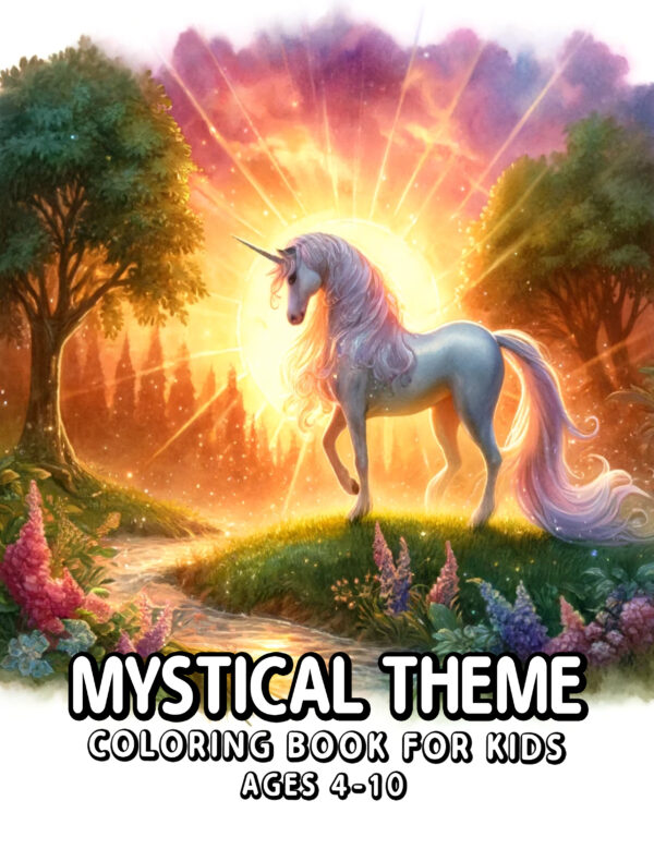Mystical Theme Coloring Book – Gift for Kids Who Love Creativity, Ideal for Boys and Girls, Hours of Magical Coloring Enjoyment