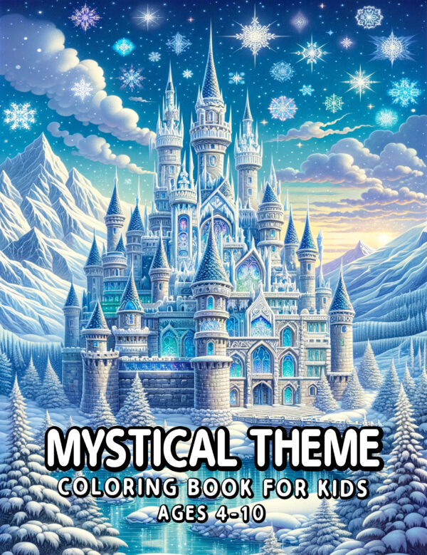 Mystical Theme Coloring Book - Bask in the Glow of a Magical Moon, Perfect for Boys and Girls, Hours of Creative Fun and Imagination