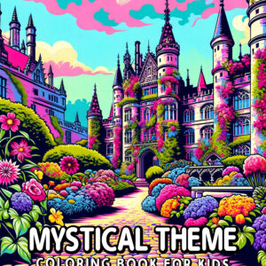 Mystical Theme Designs for Kids – Magical Coloring Book with Fun Illustrations, Perfect Creative Gift for Boys and Girls Who Love Fantasy Art