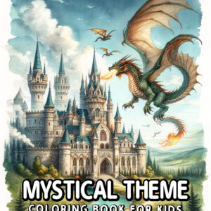 Mystical Theme Coloring Book for Kids – Fun & Cute Illustrations for Boys and Girls, Relaxing Creative Activities & Magical Exploration