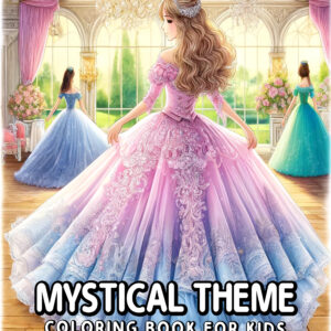 Mystical Theme Coloring Adventure - Join Fairies & Sprites in a Whimsical Forest, Ideal Holiday Present for Boys and Girls