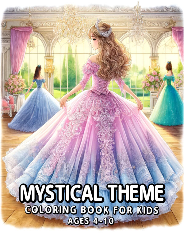 Mystical Theme Coloring Adventure - Join Fairies & Sprites in a Whimsical Forest, Ideal Holiday Present for Boys and Girls