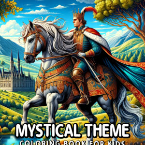 Mystical Theme Coloring Adventure - Uncover Secrets with Enchantment & Intrigue, Ideal for Boys and Girls, Hours of Entertainment
