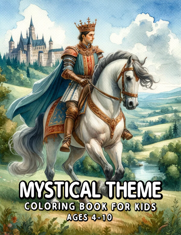 Mystical Theme Coloring Books for Kids – Ideal Gift for Boys and Girls, 8.5" x 11" Size, Packed with Hours of Magical Coloring Fun