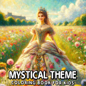 Mystical Theme Coloring Adventure - Step into the Mystical Realm with Fairies & Fantastical Creatures, Perfect Gift for Boys & Girls