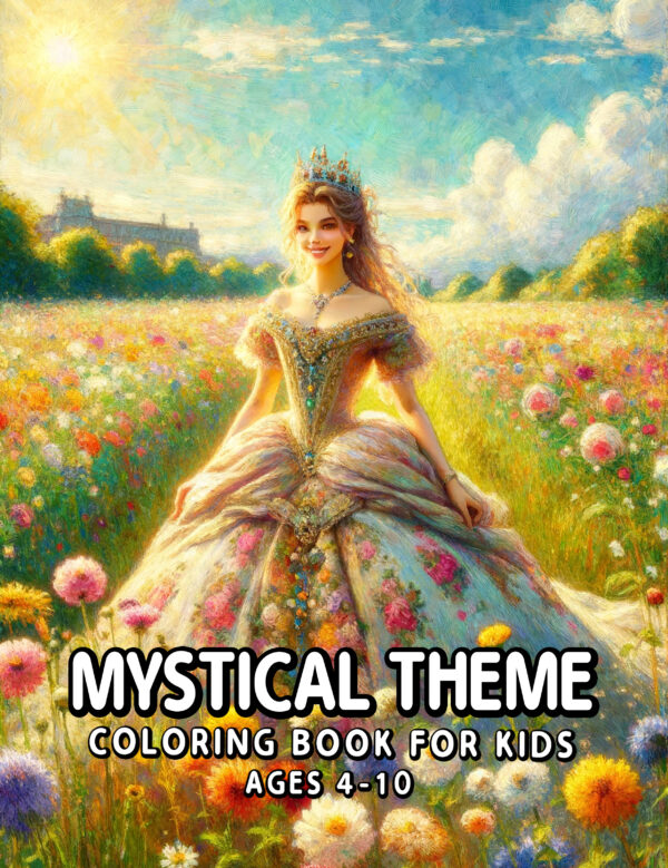 Mystical Theme Coloring Adventure - Step into the Mystical Realm with Fairies & Fantastical Creatures, Perfect Gift for Boys & Girls