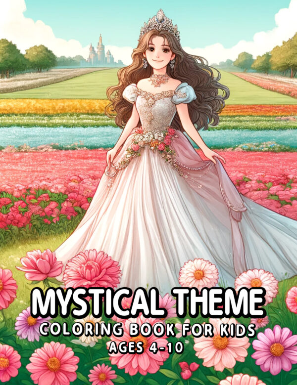 Colorful Mystical Theme Illustration for Kids – Fun Coloring Book with Magical Scenes, Perfect Creative Gift for Boys and Girls, 8.5" x 11"