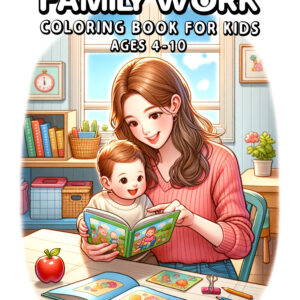 Family Work - Explore Careers & Family Roles, Fun & Engaging Coloring Book for Kids, Inspires Creativity & Learning