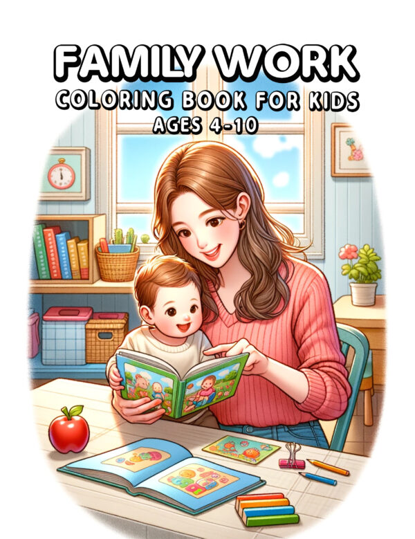 Family Work - Explore Careers & Family Roles, Fun & Engaging Coloring Book for Kids, Inspires Creativity & Learning