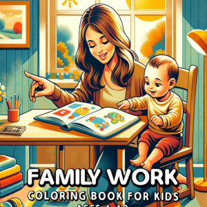 Family Work - Engaging Kids in Career Exploration, Fun Learning & Coloring Activities, Perfect Gift for Curious Minds