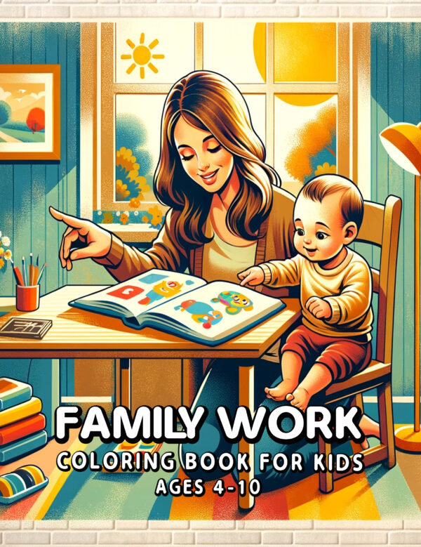 Family Work - Engaging Kids in Career Exploration, Fun Learning & Coloring Activities, Perfect Gift for Curious Minds