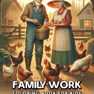 Family Work - Interactive Coloring Book for Kids, Learn About Jobs & Responsibilities in a Fun & Engaging Way