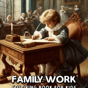Family Work - Discover Family Jobs & Responsibilities, Fun & Educational Coloring Book, Perfect Gift for Boys & Girls