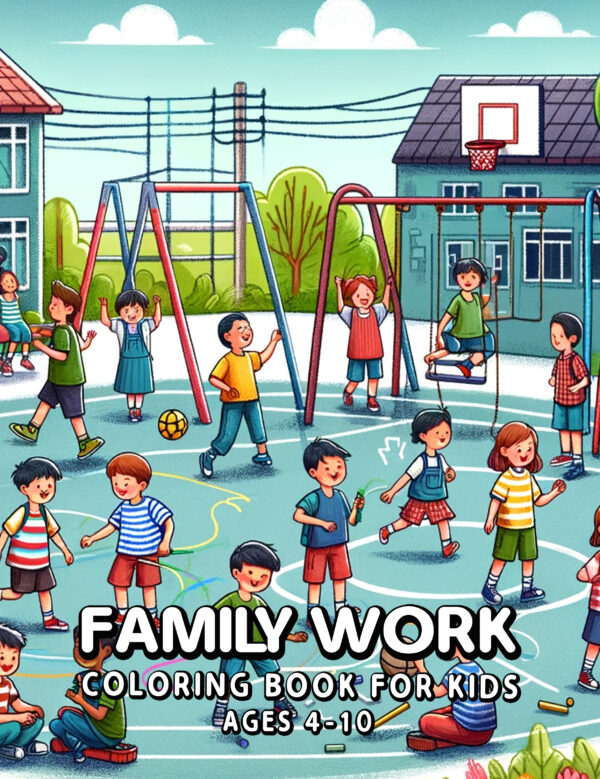 Family Work - Explore Jobs & Family Roles, Fun & Educational Coloring Book for Kids, Great for Career Exploration