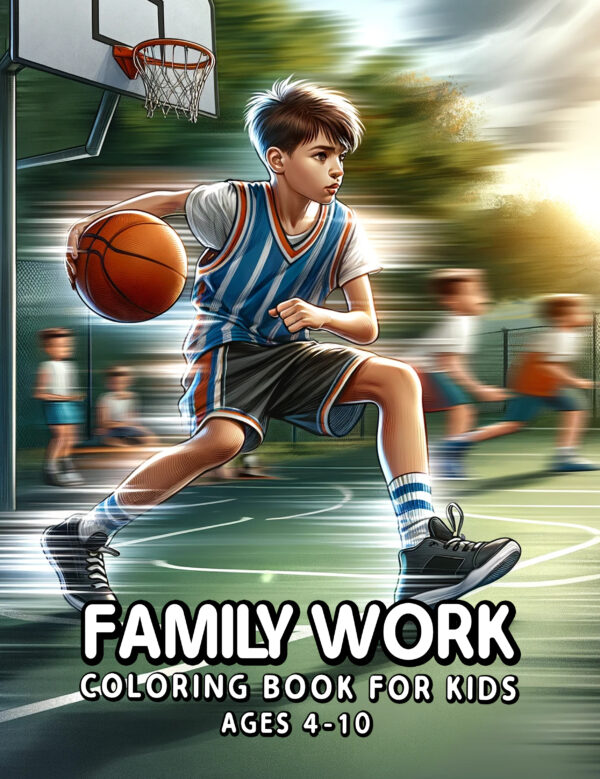 Family Work - Engaging Coloring & Activity Book, Teach Kids About Jobs & Careers, Ideal for Boys & Girls