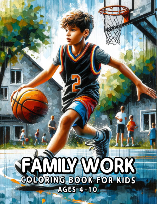 Family Work - Educational Fun, Learn Family Careers and Color, Ideal for Kids