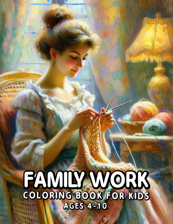 Family Work - Fun, Educational Book for Kids to Learn Family Roles and Jobs