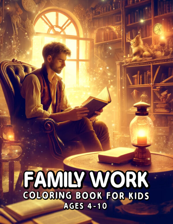 Family Work - Exciting Job Exploration for Kids, Fun Coloring & Learning Activities, Great Gift for Family Bonding
