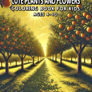 Cute Plants and Flowers - Kids' Coloring Book of Fun Floral Art, Perfect Gift for Birthdays, Holidays & Hours of Creative Enjoyment