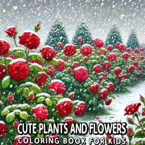 Cute Plants and Flowers - Kid-Friendly Coloring Book Featuring Adorable Nature Art, Great for Relaxation, Fun, and Learning