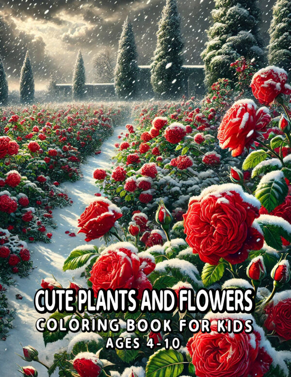 Explore Cute Plants and Flowers – A Coloring Book for Curious Kids, Sparks Imagination and Love for Nature