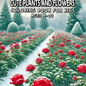 Cute Plants And Flowers - Enjoy Coloring Happy Garden Friends, Floral Scenes, and Pot Designs, Great for Relaxation and Gift Giving