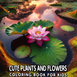 Cute Plants and Flowers - Whimsical Coloring Fun for Kids, Engaging Nature Art for Relaxation & Creative Play