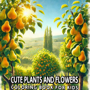Cute Plants and Flowers - Adorable Coloring Book with Floral Patterns and Playful Designs, Ideal Gift for Creative and Nature-Inspired Minds