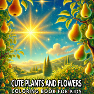 Coloring Book of Cute Plants and Flowers for Kids – Creative Nature-Themed Activities, Great for Birthdays & Holidays