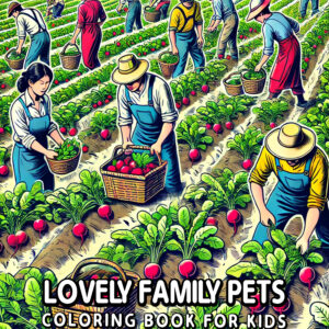 Cute Plants and Flowers - Fun Coloring Book for Kids, Inspires Nature Love & Creativity, Perfect Gift for Boys and Girls